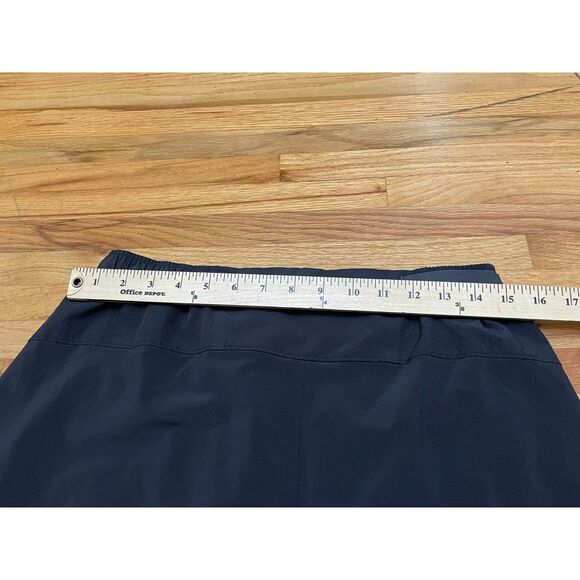 Lululemon Men's Shorts Athletic Running Elastic Waist Flat Front Stretch L Black - Picture 4 of 8